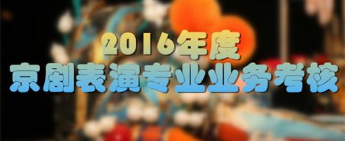 黄色视频网站是多少国家京剧院2016年度京剧表演专业业务考...